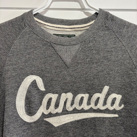Roots mixed grey crew neck Canada sweatshirt size medium - Picture 3 of 14